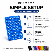 Creator Suction Phone Pad – Hands-Free Phone Mount for Smooth Surfaces